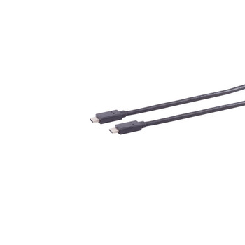 USB-C Verbindungskabel, 3.2 Gen 2x2, schw., 1,5m