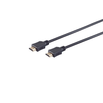 High Speed HDMI Kabel, FHD, Eco 15+1, schwarz 7,5m